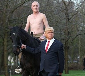 Двойники Путина и Трампа прогулялись по Лондону