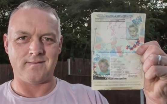 Британец пересек Европу по паспорту сына
