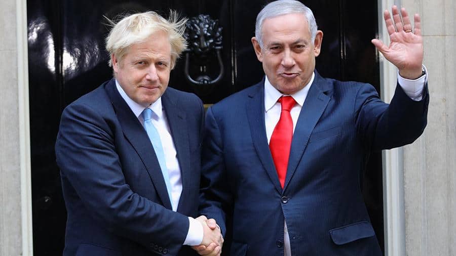 Премьер-министр Израиля встретил в Великобритании Бориса Ельцина