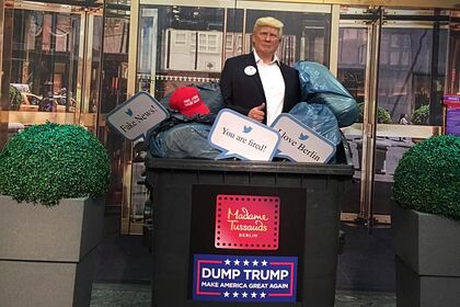 Трампа отправили в мусорку